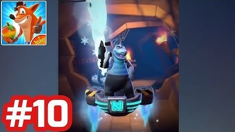 Crash Bandicoot: On The Run - Gameplay Walkthrough - Part 10 Frosty Dingodile (iOS/Android)