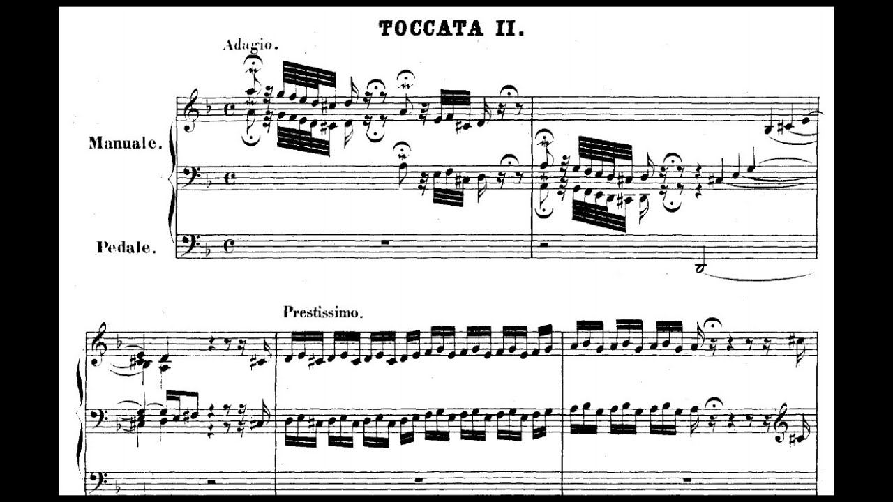 JS Bach / Heinz Wunderlich, 1968: Toccata & Fugue in D Minor BWV