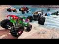 Monster Jam INSANE Big vs Small Racing and Challenges | BeamNG Drive - Griff&#39;s Garage