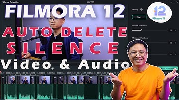 Filmora 12 Silence Detection Free Add-On Tutorial For Beginners