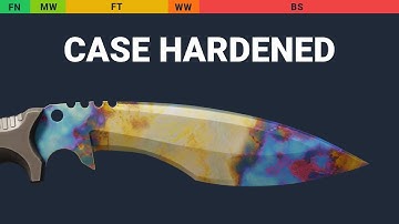 Kukri Knife Case Hardened - Skin Float And Wear Preview