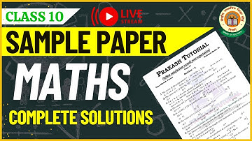 Class 10 Maths Oswaal Sample Paper 3 Solutions | CLASS 10 BOARD EXAM MATHS | CLASS 10 MATHS OSWAAL