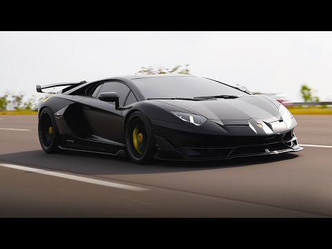 Murdered Out Lamborghini Aventador SVJ (4K)