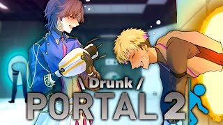 【PORTAL 2】PLAYING BRAIN GAME DRUNK WITH VANTA🍻【NIJISANJI EN | Vezalius Bandage】