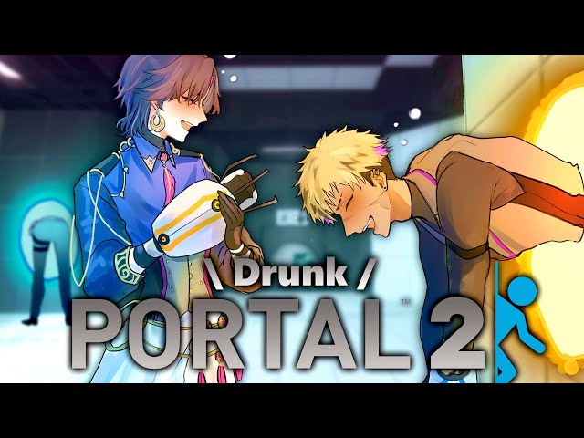 【PORTAL 2】PLAYING BRAIN GAME DRUNK WITH VANTA🍻【NIJISANJI EN | Vezalius Bandage】のサムネイル