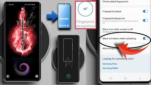 How To Super Fast Your indisplay Fingerprint & Set 40+ Fingerprint Animations ! 2023