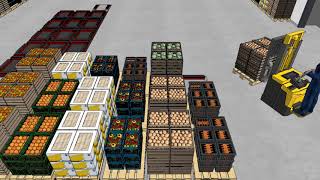 denigrid pallet sortation system