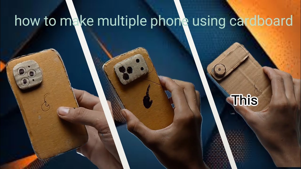 how to make multi plan file for using cardboard 