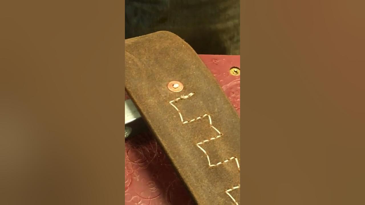 Using Copper or Brass Leather Saddlers' Rivets 