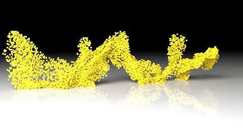 Blender - Dissolving Text Animation