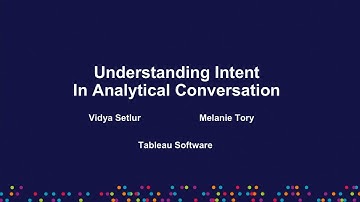 Analytical conversations