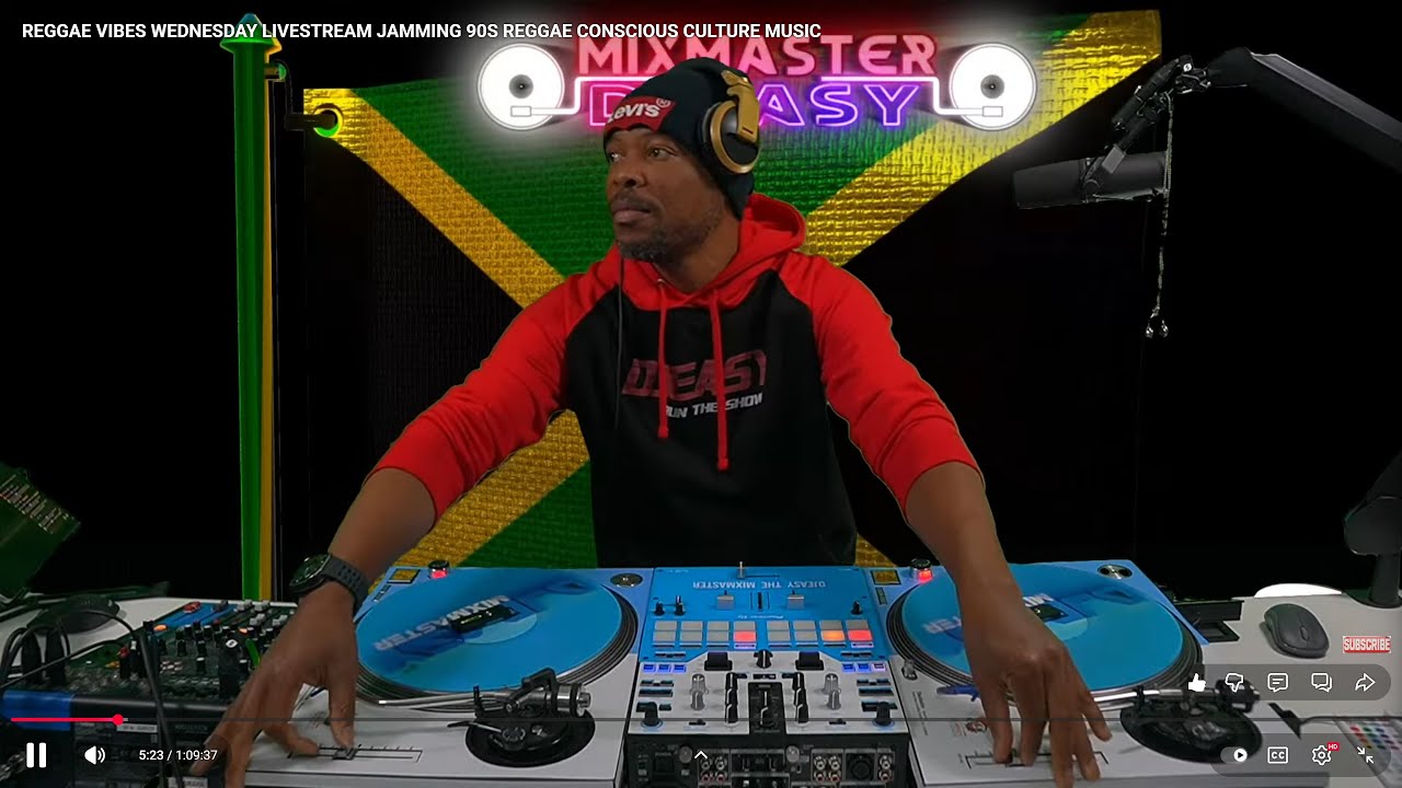 REGGAE VIBES WEDNESDAY LIVESTREAM JAMMING 90S REGGAE CONSCIOUS