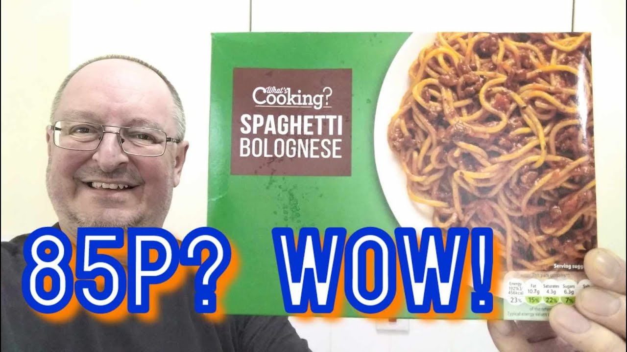 Lidl What's Cooking? Spaghetti Bolognese ~ Budget Microwave Meal ~ Food Review