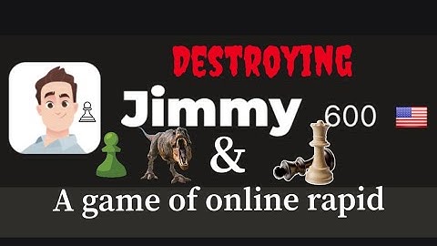 Attempting to defeat the Jimmy bot in Chess.com and playing a 10 minute rapid match