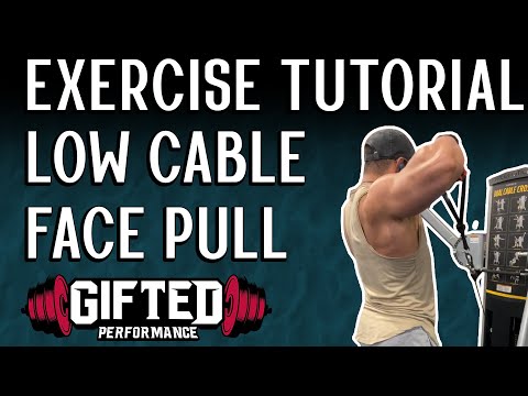 Exercise Tutorial - Low Cable Face Pull