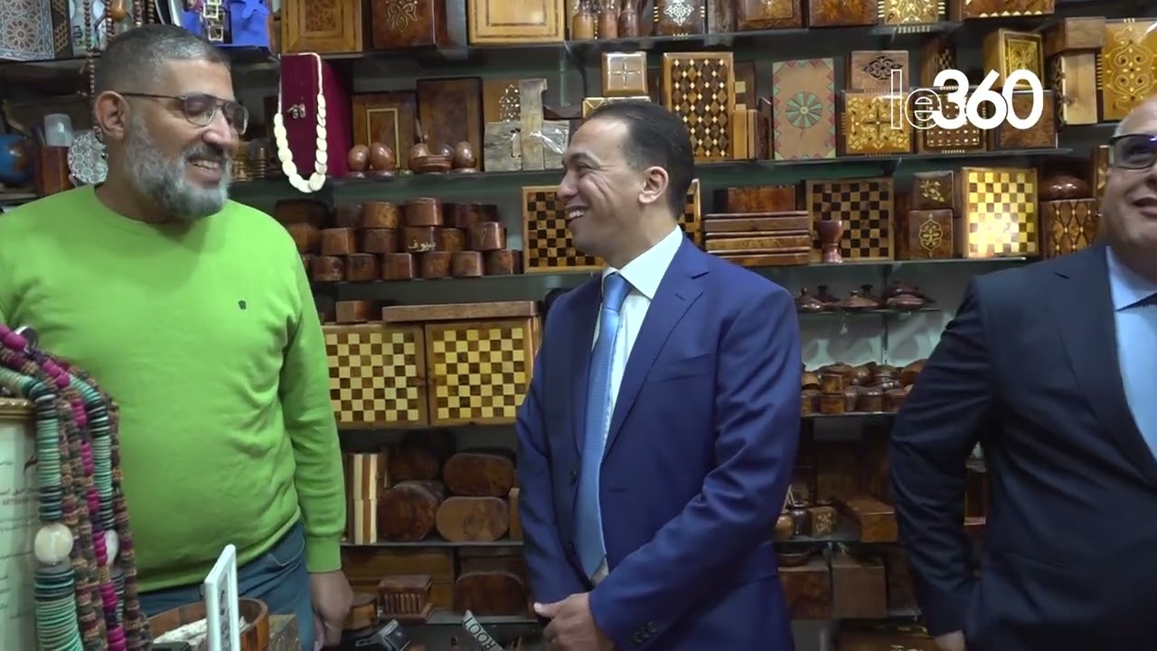 لحسن السعدي يتفقد أحوال الصناعة التقليدية بمراكش