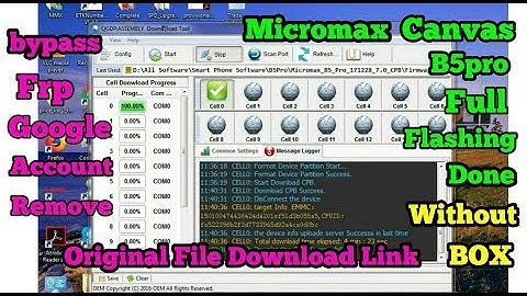 Micromax Canvas B5pro Frp Google Lock Remove,Flashing done,Without any Box,Using QGDP Assembly Tools