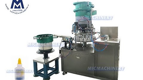 Super Glue Filling Machine: how to fill super glue into bottles ( glue filling machine, 30-60 BPM )