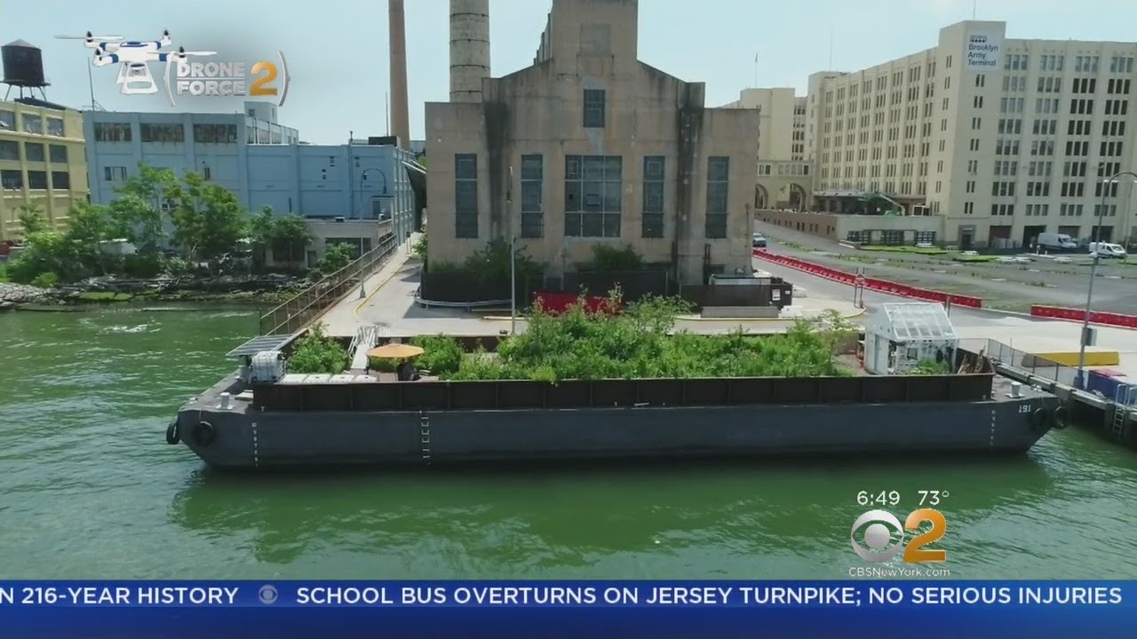 Floating Forest On Brooklyn Barge