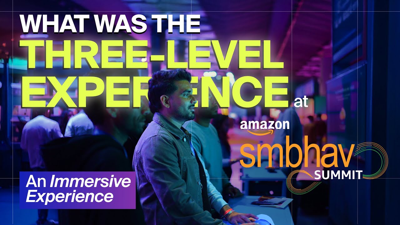 Amazon Smbhav 2025 | Gamification | Experiential Marketing | Immersive Logistics Tech | Viksit India