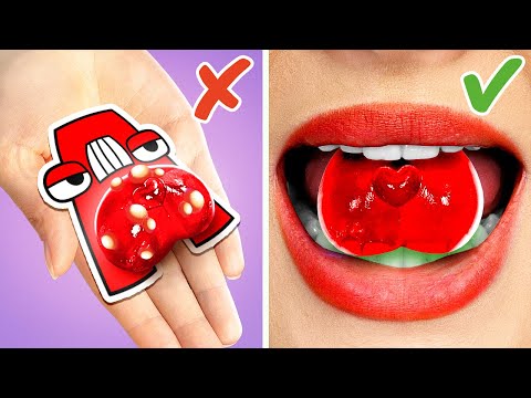 Don’t Eat This Squishy 🤯 Best Alphabet Lore Hacks