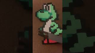 Yoshi pixel art idea! #music #pixel #pixelart #pixelartideas #subscribe #aesthetic #yoshi #mario
