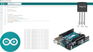 Arduino: How To Read The Temperature With The TMP36!