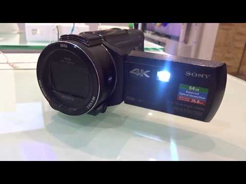 Sony FDR-AXP55 4K Technology Handycam® with Built-in projector Display video