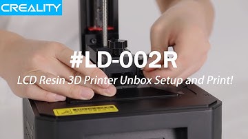 Unboxing | Creality LD-002R LCD Resin 3D Printer Unbox Setup and Print! (Build)
