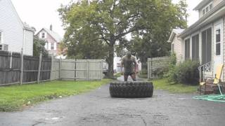 Tire Flip & Sledge Hammer Training
