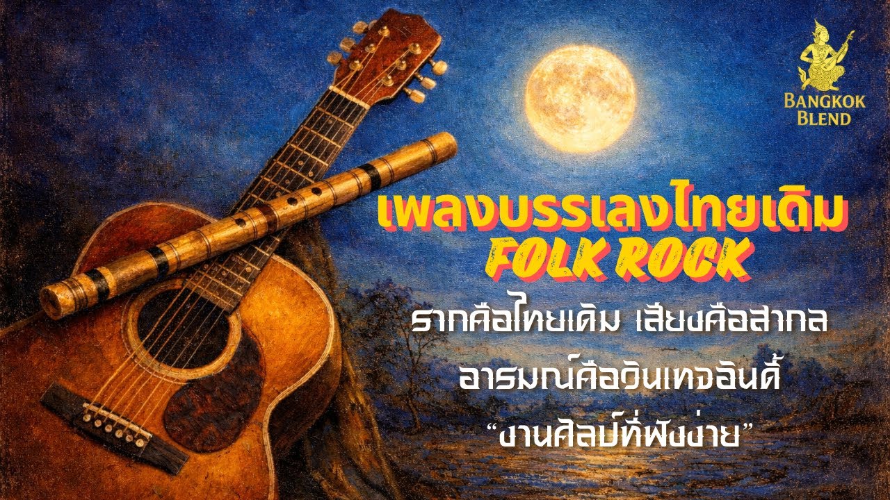 Long Play  เพลงบรรเลงไทยเดิม Folk Rock-รากคือไทยเดิม เสียงคือสากล“งานศิลป์ที่ฟังง่าย” Bangkok Blend