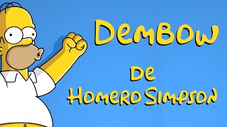 Homero Simpson cantando Dembow