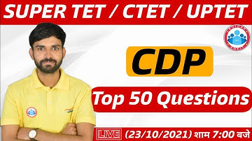 Psychology for CTET / UP TET | CDP Practice Set #11 | Super 30 CDP Que for UP TET/CTET/SUPER TET