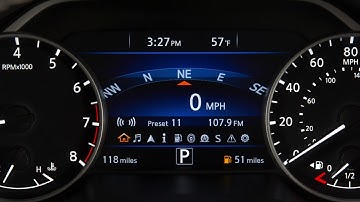 2018 Nissan Maxima - Vehicle Information Display