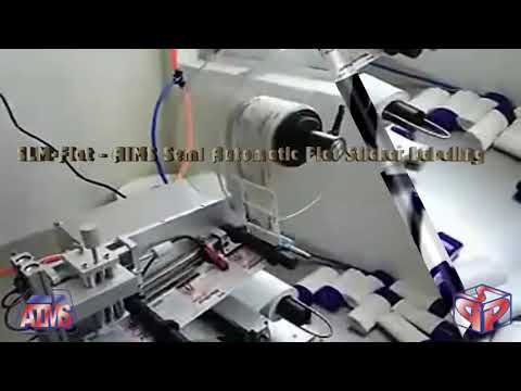 SLM-FLAT - AIMS Semi-Automatic Flat Sticker Labeling. info@coding-india.com