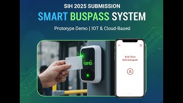 IoT Smart Bus Pass with Real-Time SOS Alerts | SIH 2025 Project by Team Elegets