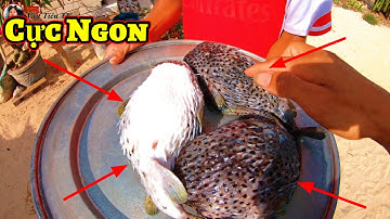 Cách Chế Biến Cá Nóc Nhím | Đặc Sản ĂN Ngon Cực Kì | eat porcupine puffer fish
