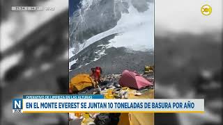 En el Monte Everest se juntan 10 toneladas de basura por año │N20:30│03-05-24