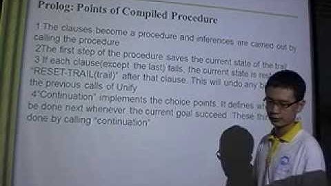 Inference in First order logic: Prolog