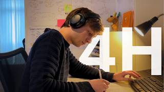 4H Study With Me | Pomodoro 60-10 | Break Chats