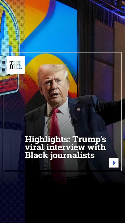 Highlights: Trump’s Viral Interview With Black Journalists