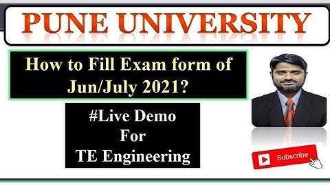 How to fill Exam Form | Live Demo for Engineering | #Sppu | Salim Mulla