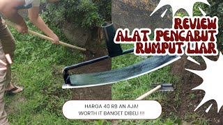 REVIEW Alat Pencabut Pembersih Rumput | Pemotong Gulma Rumput Liar | WORTH IT DIBELI! HARGA 40 AJA!