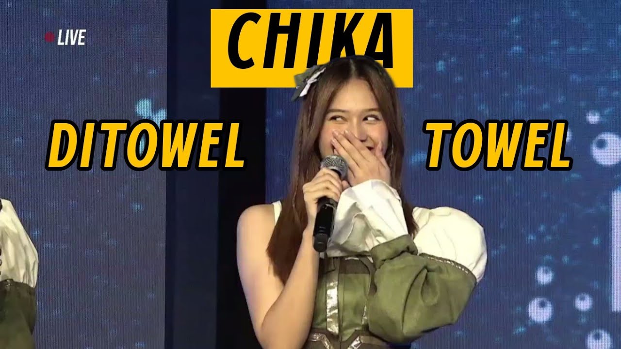 JKT48 Chika Ditowel-towel Adel Terus Nih wkwkwk #jkt48