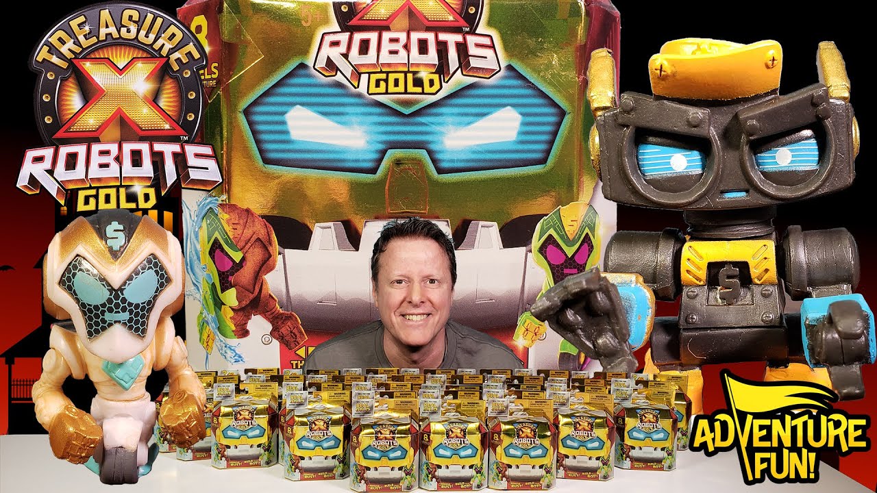 Treasure X Robots Gold - Mini Robots - Moose Toys