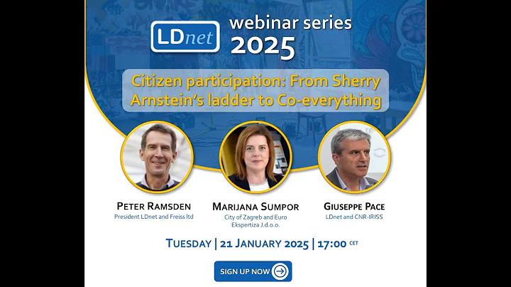 Citizen Participation - LDnet Webinar Series 2025 - Tuesday 21/01/2025