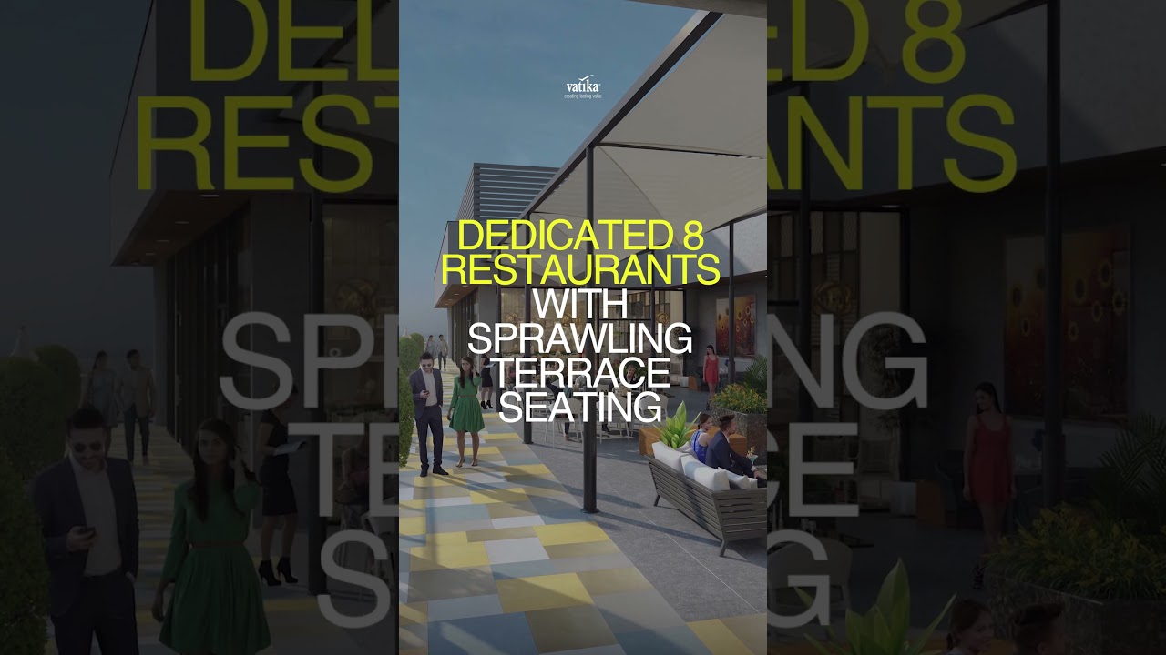 Heart of New Gurugram | Vatika Market Walk