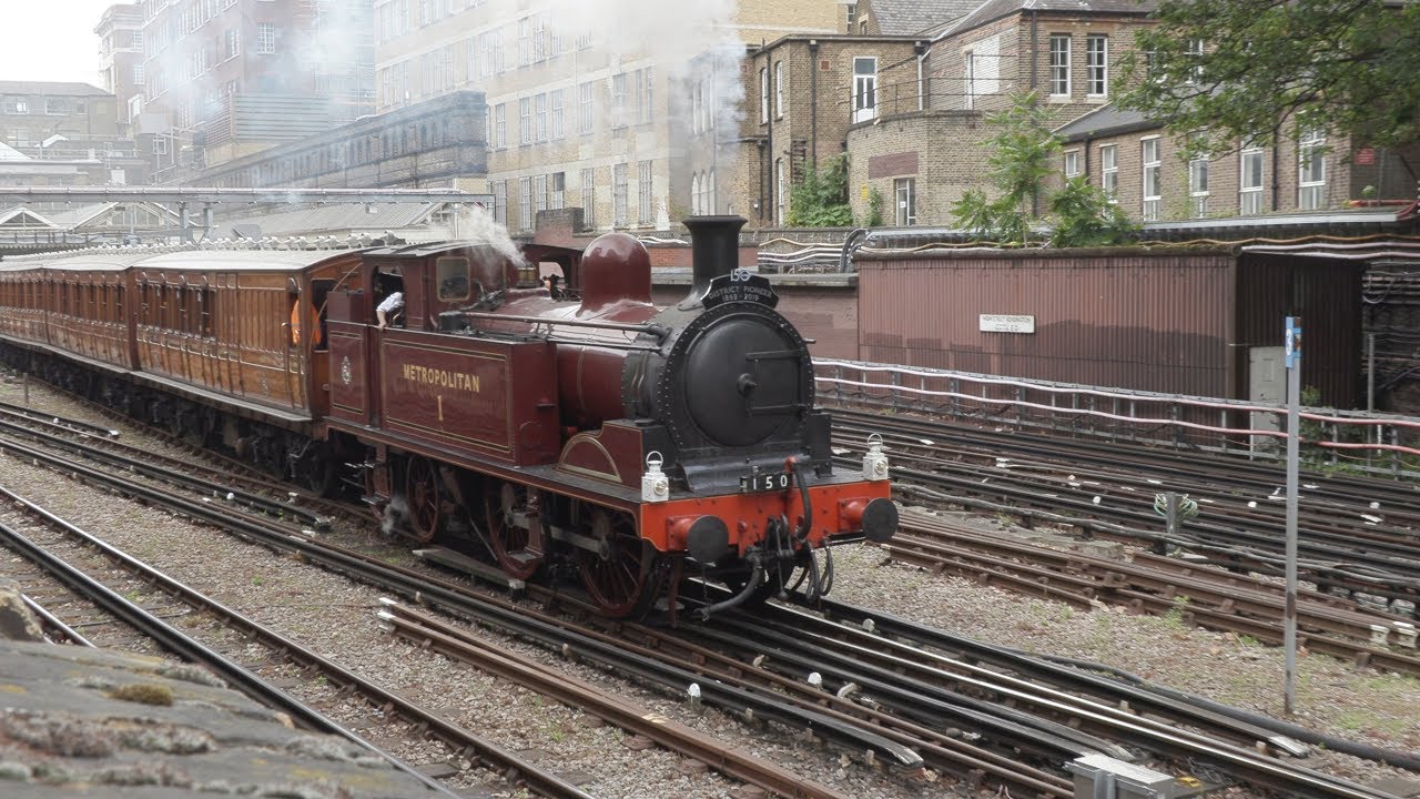 Celebrating "District 150" with Steam on the London Underground