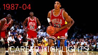 Scottie Pippen Career Highlights - UNDERRATED!