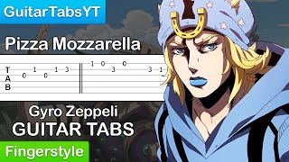 Jojo Steel Ball Run - Pizza Mozzarella Guitar Tutorial [TABS] (Fingerstyle)